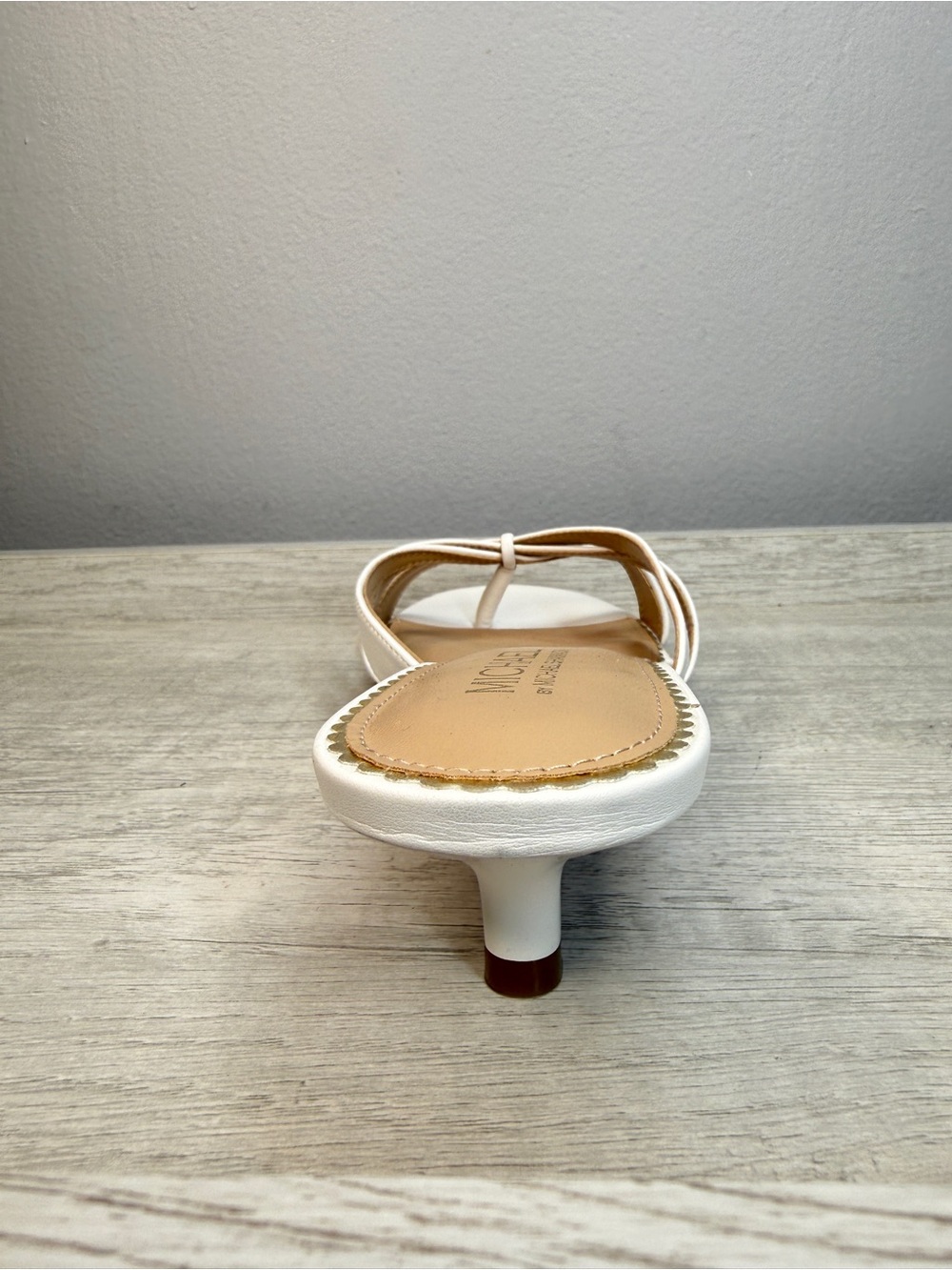 MICHAEL BY MICHAEL SHANNON ZURI DRESS SANDAL KITTEN HEEL SIZE 8.5 - Picture 6 of 12